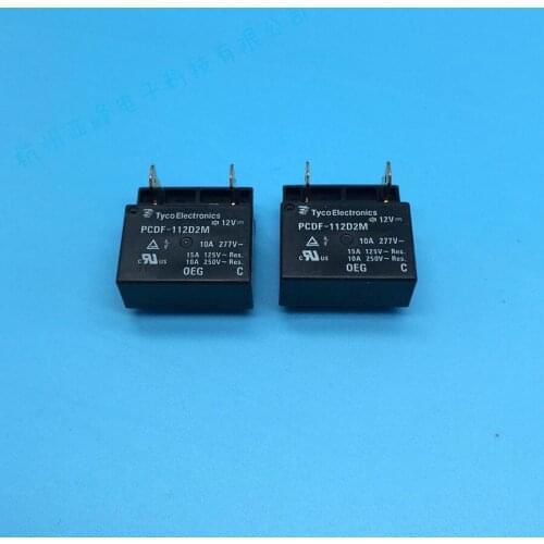 Original PCDF-112D2M 4pin 10A 277VAC relays