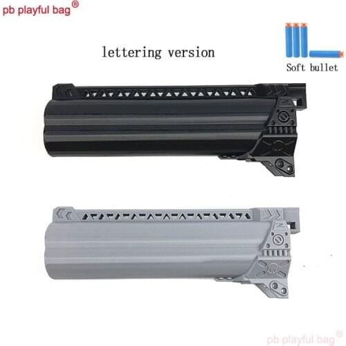 PB Playful bag Outdoor sports soft bullet gun Double shot Pluto front tube kit 3D printing material toy accessories OG31