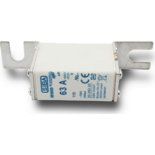 Fuse 2028220 63A 690V Siba Fuse Electrical Fuse Types for Switch Electrical Protection