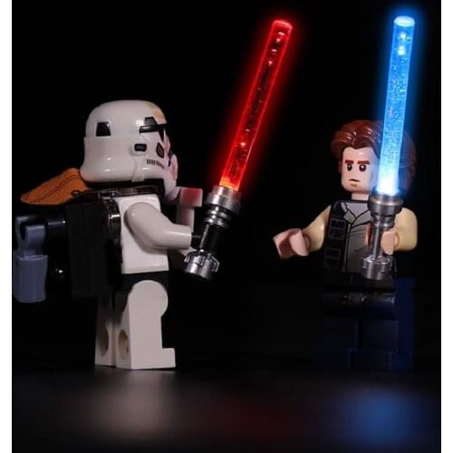 1 Pcs DIY LED Light Saber Powered For Blocks Bricks Toy Trooper Toy Gift Compatible For Legoeds Classic Brand Figures Moc