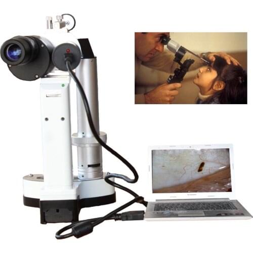 LYL-S Portable Slit Lamp LED Bulb Portable Microscope for Pet hospital ophthalmology Camera Total 10x and 16x Magnification