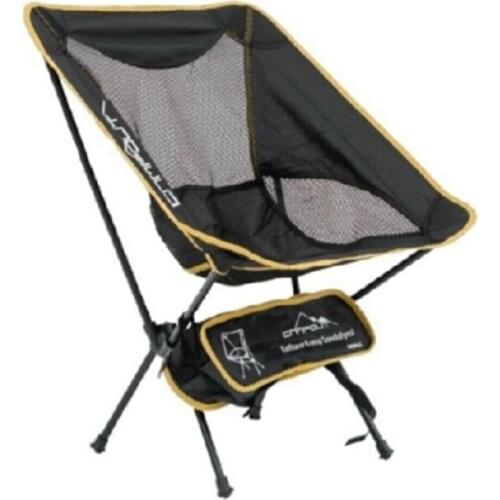 OUTDOOR POLDABLE FOLDING STOOL CHAIR - CAMPING - WITH BAG - ULTRA LIGHT - PICNIC - FISHING - PRATIC