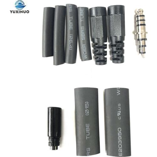 DIY Replacement Helicopter Plug Headset Adapter U-174 / U Type A Solder Male/Female Connector for David Clark Helicopter Headset