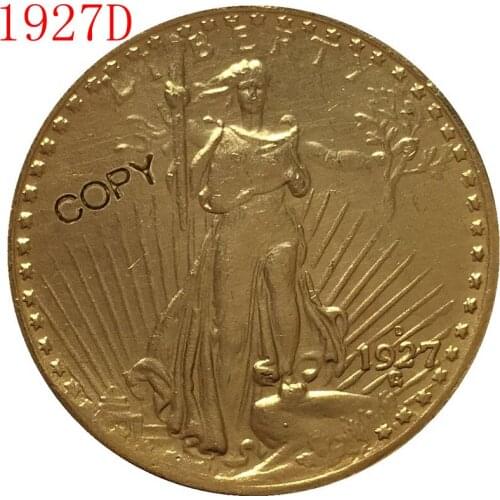 USA 1927-D $20 St. Gaudens Coin Copy