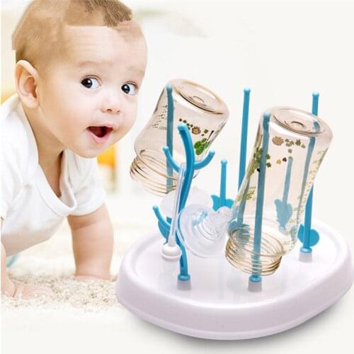 Baby Bottle Drying Rack Baby Feeding Bottles Cleaning Dryer Drainer Storage Nipple Shelf Baby Pacifier Feeding Cup Holder