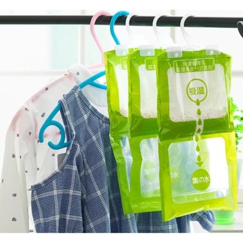 Drying Agent Hygroscopic Anti-Mold Desiccant Bags New Hanging Wardrobe Hanging Moisture Bag Closet Cabinet Wardrobe Dehumidifier