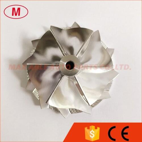 TD03 forward 42.00/50.96mm 6+6 blades high performance Turbo Billet/milling/aluminum 2618 compressor wheel