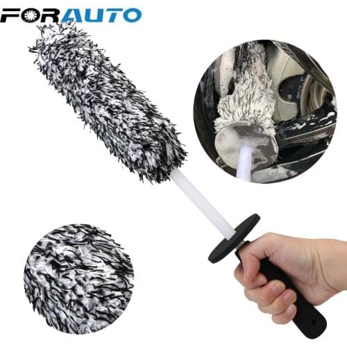 Universal Non-Slip Handle Car Cleaning Brush Car Washing Dust Remover Wheel Tire Brush Tire Cleaning Tools