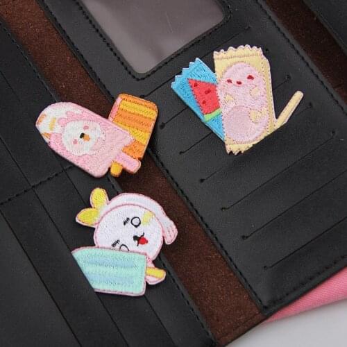 High Quality Embroidery Cute Cat Patches Babys Clothing Sewing Backpack Decoration Small Animal Applique Iron On Patch