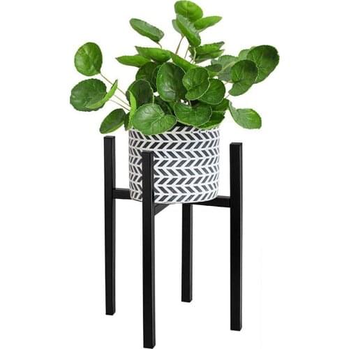 Iron Plant Stand Holder Home Living Room Flower Pot Stand Green Dill Flower Shelf Plant Pot Indoor Planter Garden Decoration