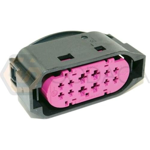 1/2/4/10pcs/lot 12 Pin/Way Xenon Headlight Lamp Connector Plug Socket With Terminal Seal For AUDI VW Skoda 1J0941165 1J0 941 165