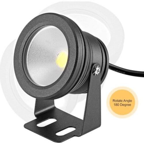 12pcs/lot 12V-24V 2400k 6500k 10W underwater IP68 led swimming pool light Pond Lights For Fountain color changeable