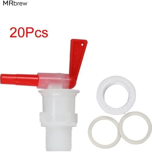 20pcs/lot Homebrew Bottling Bucket Plastic Spigot,Beer Brew Bottling Bucket Plastic Spigot,Tap Replacement Spigot