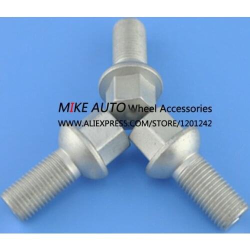 16 Pcs M14x1.5 Wheel Lug Bolt for Mercedes ML320 ML55 E320 E500 E55 SL550 ML450 C350 000990 4907