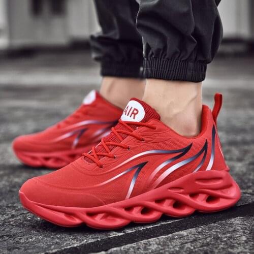 Brand Running Shoes For Men Durable Zapatillas Hombre Outdoor Sport Sneakers Lightweight Walking Shoes Size 39-46 Work Sneakers