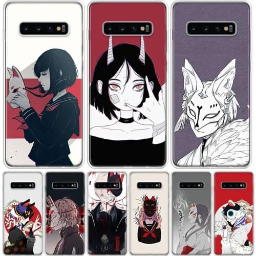 Fox Mask Phone Case for Samsung Galaxy A51 A71 A50 A70 A40 A30 A20E A10 A01 A21 A41 M30S A6 A7 A8 A9 Plus + Cover