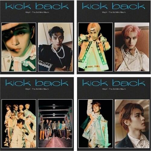 KPOP Weishen V Peripheral Poster WayV Mini 3rd Kick Back Pictorial Photo Photo Sticker Poster LUCAS Hot Sale