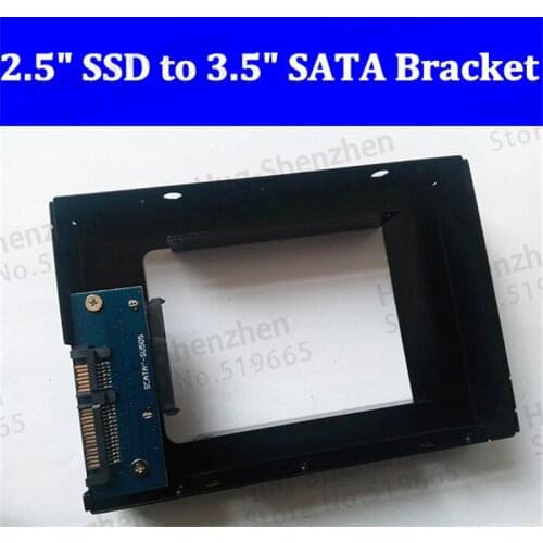 2.5'' SATA HDD/SSD to 3.5'' SATA HDD Transfer Rack Trayless Mobile Rack bracket for Hard Disk Driver Metal Material