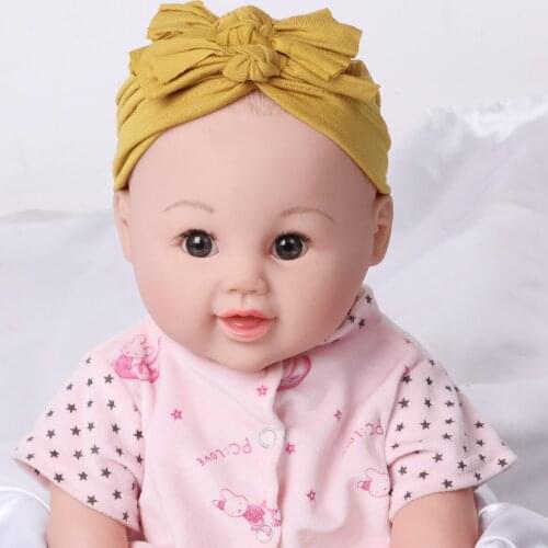 Set of 3 Cute Unisex Newborn Infant Baby Boys Girls Soft Cotton Hat Turban Knotted Cap Beanie Headwear