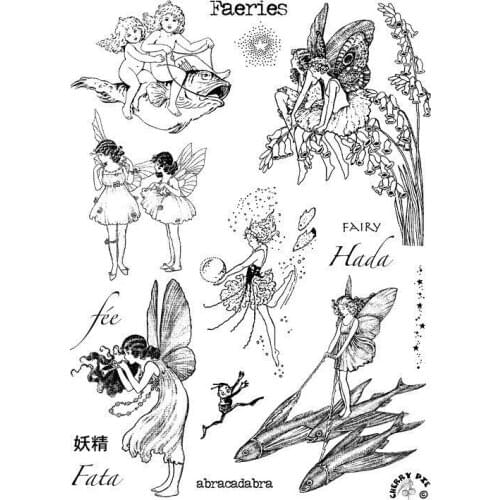 Faily Clear Stamps Scrapbook Paper Craft Clear stamp scrapbooking c217