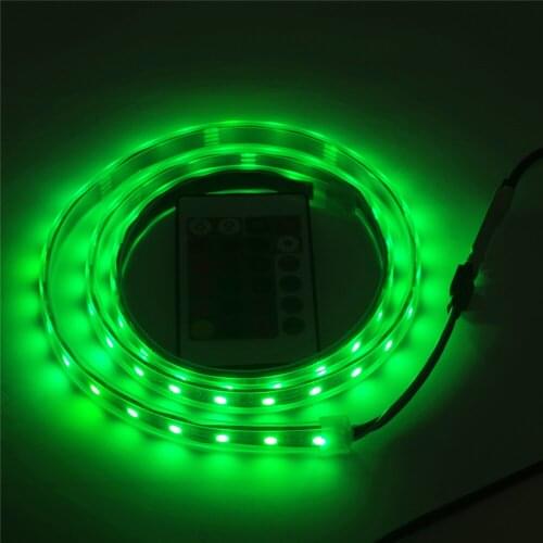 Remote control RGB strip colorful lighting/60LEDS sticky indoorroom Under Counter Cabinet Wardrobe Cupboard night belt bar light
