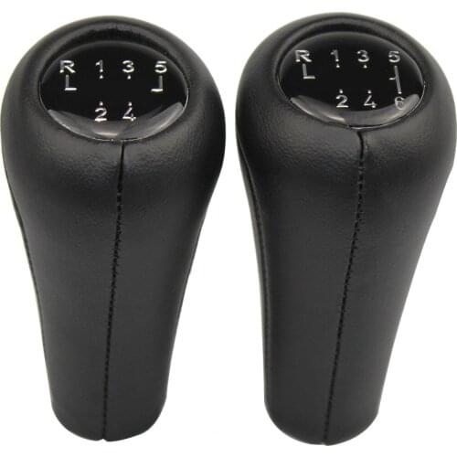 Gear Shift Knob For BMW Leather Wrapped Stereo M Standard 5-6 Shift Handball Shift Lever Handball Shift Head Full Leather