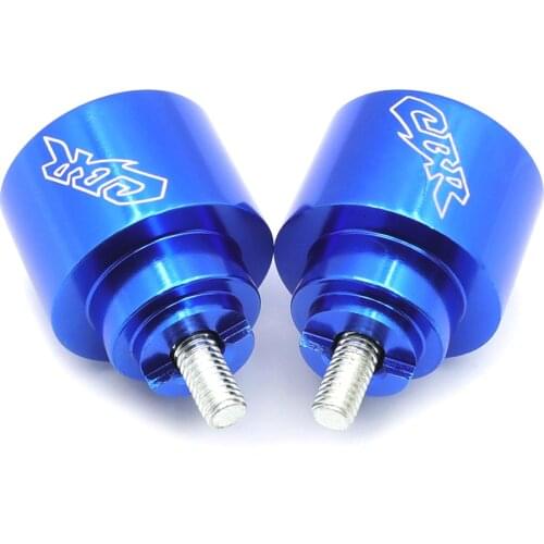 Aftermarket free shipping motorcycle partsHand Bar Ends for Honda CBR 600 900 929 954 1000 1100 RR F4i F4 1986-2012 BLUE
