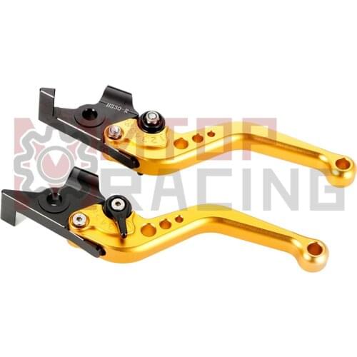 CNC Brake Levers Clutch Handle Bars For Yamaha TMAX530 T-MAX 530 2012 2013 2014 2015 2016 Pair Golden