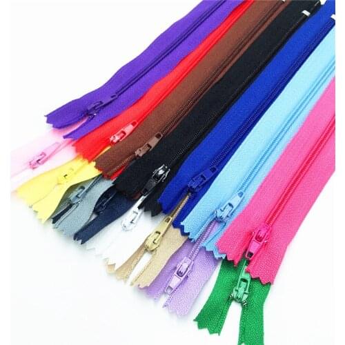 30pcs (14nch) 35CM 3# Closed Nylon Coil Zippers Tailor Sewing Craft