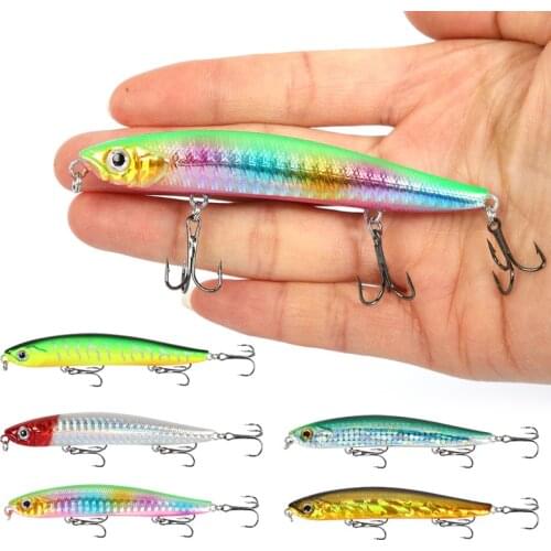 1Pcs Fishing Lures Minnow Floating Wobbler Fishing Carp Hard Bait 8g 90mm Artificial Bait Crankbait jerk Pesca Fishing Tackle