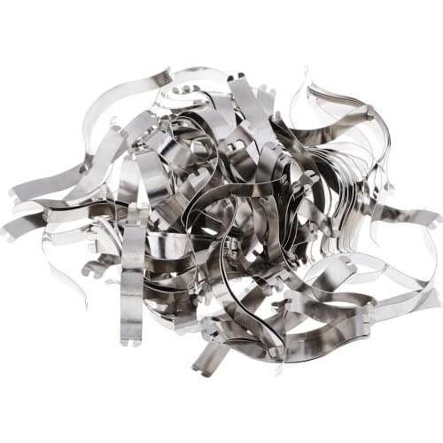 100Pcs Wholesale Spring Clips Metal Aluminum Picture Frame Hardware for Frame Molding 85x9mm