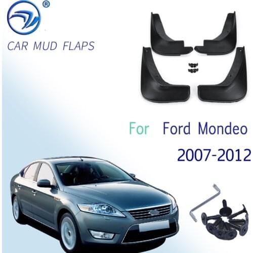 4Pcs Car Front Rear Mudflaps Mudguards Fender Flares Splash Guards Mud Flaps for Ford Mondeo 2007-2012