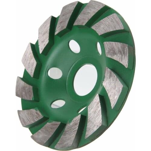 Green 4'' 100mm Diamond Grinding Cup Wheel Cutting Disc For Concrete Masonry Stone Tools