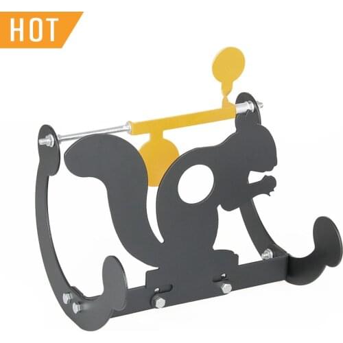 Squirrel Shape Target Airsoft Target Automatic Reset Rotating Outdoor high carbon steel Shooting Target PP36-000