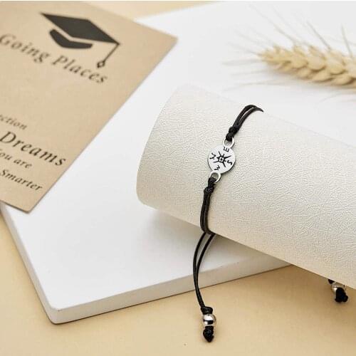 Compass Bracelet Seniors College High School Graduation Gifts with Graduation Season Card Bracelet Bracelet Magnet Ball Hand