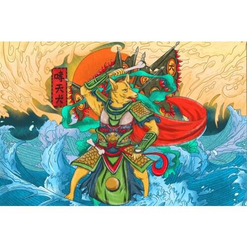 Mermaid Night The wooden puzzle 1000 pieces ersion jigsaw puzzle white card adult childrens educational toys