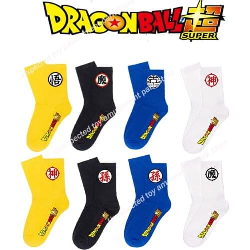 Dragon Ball Anime Socks cartoon figure Monkey King Mens Ladies tube socks casual xxx boys and girls socks winter sock for kids