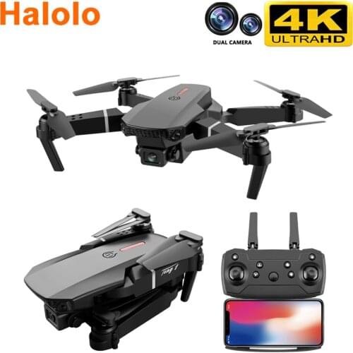 E88 pro drone 4k HD dual camera visual positioning 1080P WiFi fpv drone height preservation rc quadcopter