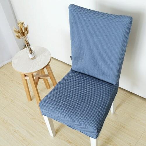Elastic Dining Table Chair Cover Waterproof Thickening Solid Color Cloth Stool Hotel Cover Household Hotel Stool Protect Cover