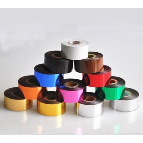 Hot Foil For Genuine Leather Craft Cloth 25 & 50 Mm Wide 120 Meters Per Roll
