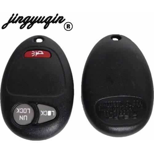 Jingyuqin 20pcs/lot 3 Buttons No Chip Blank Remote Key Shell Case Cover For Buick Hummer H3 GMC For Chevrolet Colora