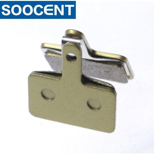 2 Pairs Copper Alloy Sintered Bicycle Brake Pads for Shimano Deore M465 475 515 525/Auriga Comp/Clarks S2 Draco Spyre