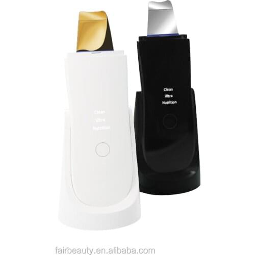 2021 Hot Sales Ultrasonic Ultrasound Facial Pore Cleaner Skin Peeling Scrubber For Blackhead Face Lift Machine