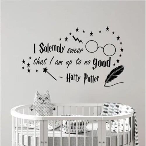 Porter Decals For Children Boys Bedroom I Solemnly Swear, I Dont Have Any Good Quotes About Vinyl Wall Stickers Home Decor