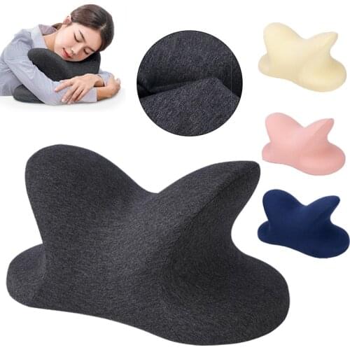 Memory Foam Desk Nap Pillow Soft Office Sleeping Pillows Neck Supporter Seat Cushion Neck Pillow Neck Stretcher