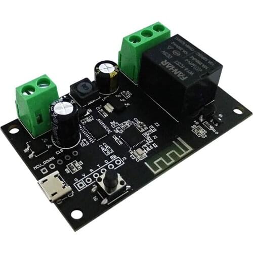 GTBL WiFi Momentary Inching Relay Self-Locking Switch Module DC 7-32V WiFi Relay Switch Smart Life/Tuya APP Remote Control