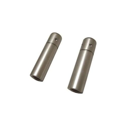2pcs brushed aluminum door pins for VW GOLF JETTA MK4 Passat B5 / B5.5, New Beetle, Polo 9N, Polo 9N3