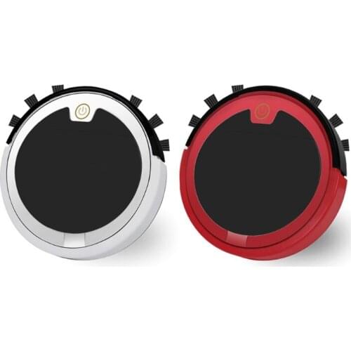 Super Thin Robot Vacuum Cleaner 1.57'' Auto Robotic Vacuums Wet/Dry Use Super Quiet with Cleaning Timer Touch Control