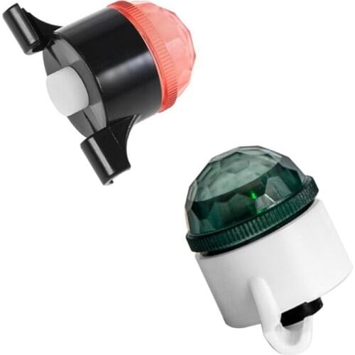 LED Fish Bite Alarm Rod Tip Carp Night Light Auto Recognition Alert Indicator Fishing Accessory Y4UB