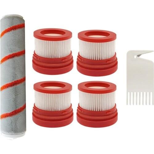 TOP!-Roller Brush HEPA Filters for Xiaomi Dreame V8 V9 V9B V10 Household Wireless Handheld Vacuum Cleaner Accessories Parts